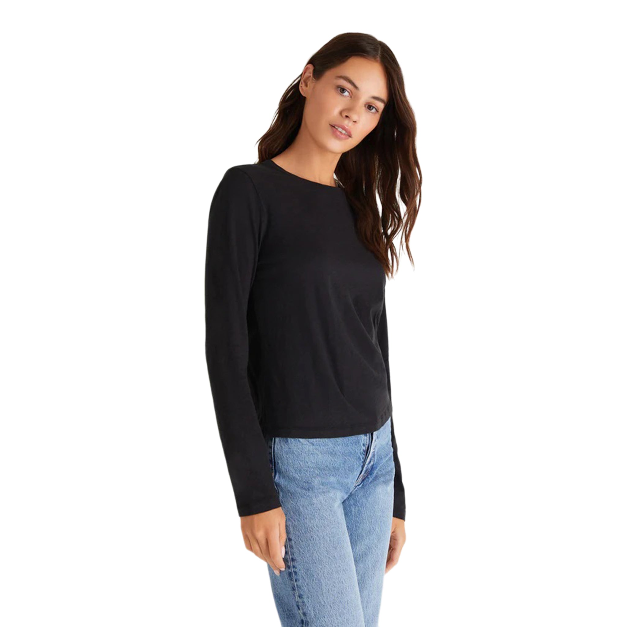 Modern Slub Long Sleeve Crew - Denny's