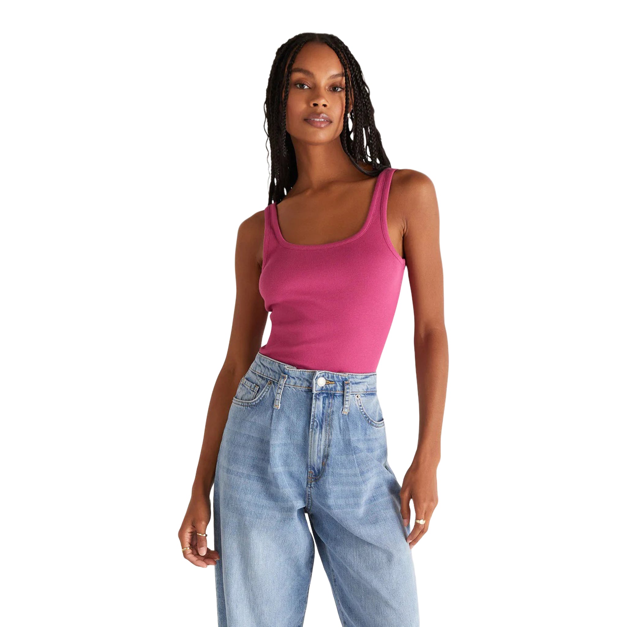 Audrey Rib Tank - Denny's