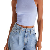 Hannah Cropped Rib Tank - Denny's