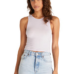 Hannah Cropped Rib Tank - Denny's
