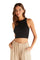 Hannah Cropped Rib Tank - Denny's