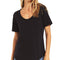 Short Sleeve Cotton Slub Vneck - Denny's