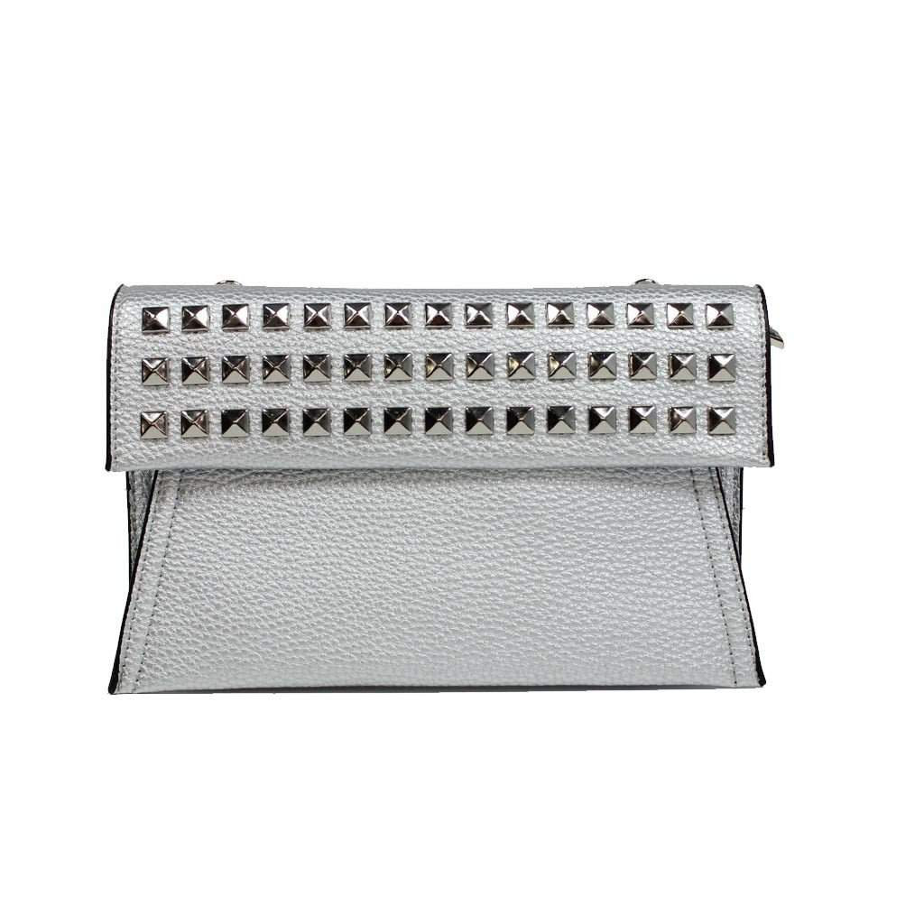 Pebble Flat Studded Crossbody Bag - Denny's