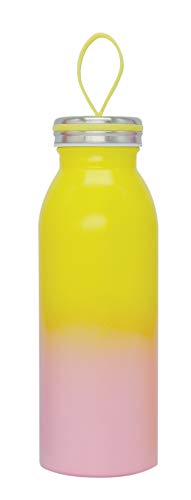 Yellow and Pink H20 Bottle - Denny's
