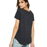 Wearever Short Sleeve V-Neck Tee - Denny's