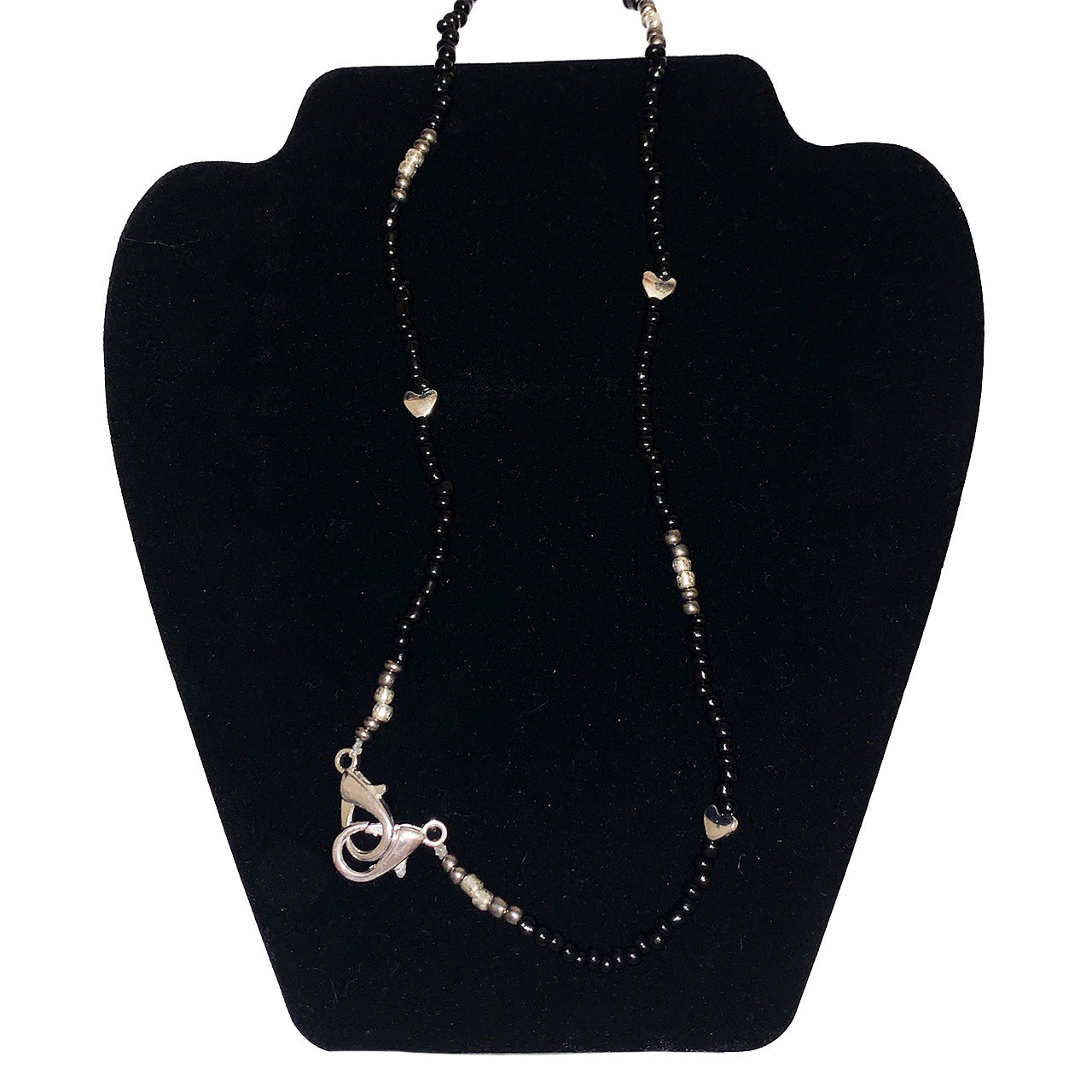 Beaded Heart Mask Lanyard - Denny's