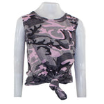 Camo Tie Front Tank - Denny's
