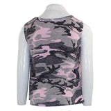 Camo Tie Front Tank - Denny's