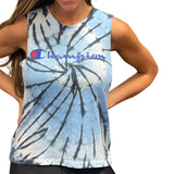 Blue Spider Tie Dye Muscle Tank - Denny's
