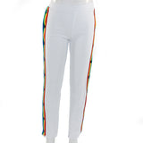 Sweatpant with Rainbow Snap Taping - Denny's
