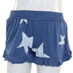 Ruffle Short with All Over Stars - Denny's
