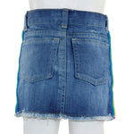 Denim Skirt with Rainbow Taping - Denny's