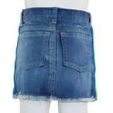 Denim Skirt with Rainbow Taping - Denny's