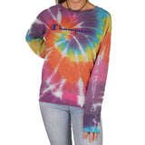 Spider Tie Dye Boyfriend Crew Sweatshirt - Denny's