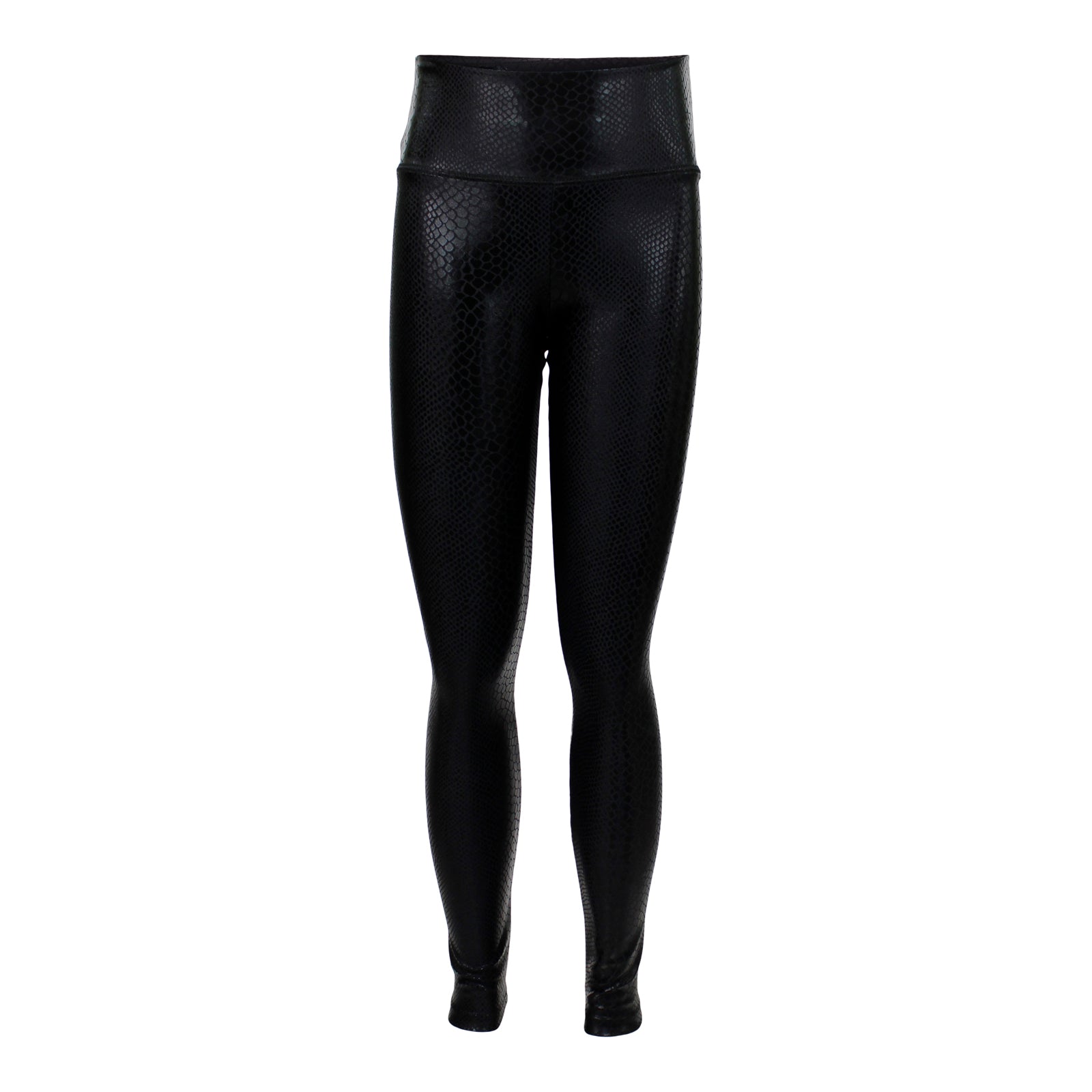 Tonal Black Snake Lustrous Legging - Denny's