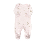 Gold Star Pink Footie - Denny's