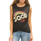 Good Vibes Rainbow Tank - Denny's