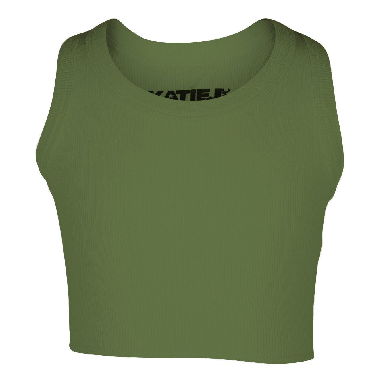 Ribbed Crop Tank Top - Denny's