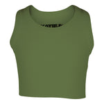 Ribbed Crop Tank Top - Denny's