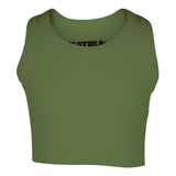 Ribbed Crop Tank Top - Denny's