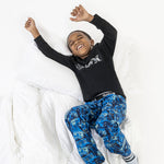 Brushed Micro Fleece Punk Doodle Lounge Pant - Denny's