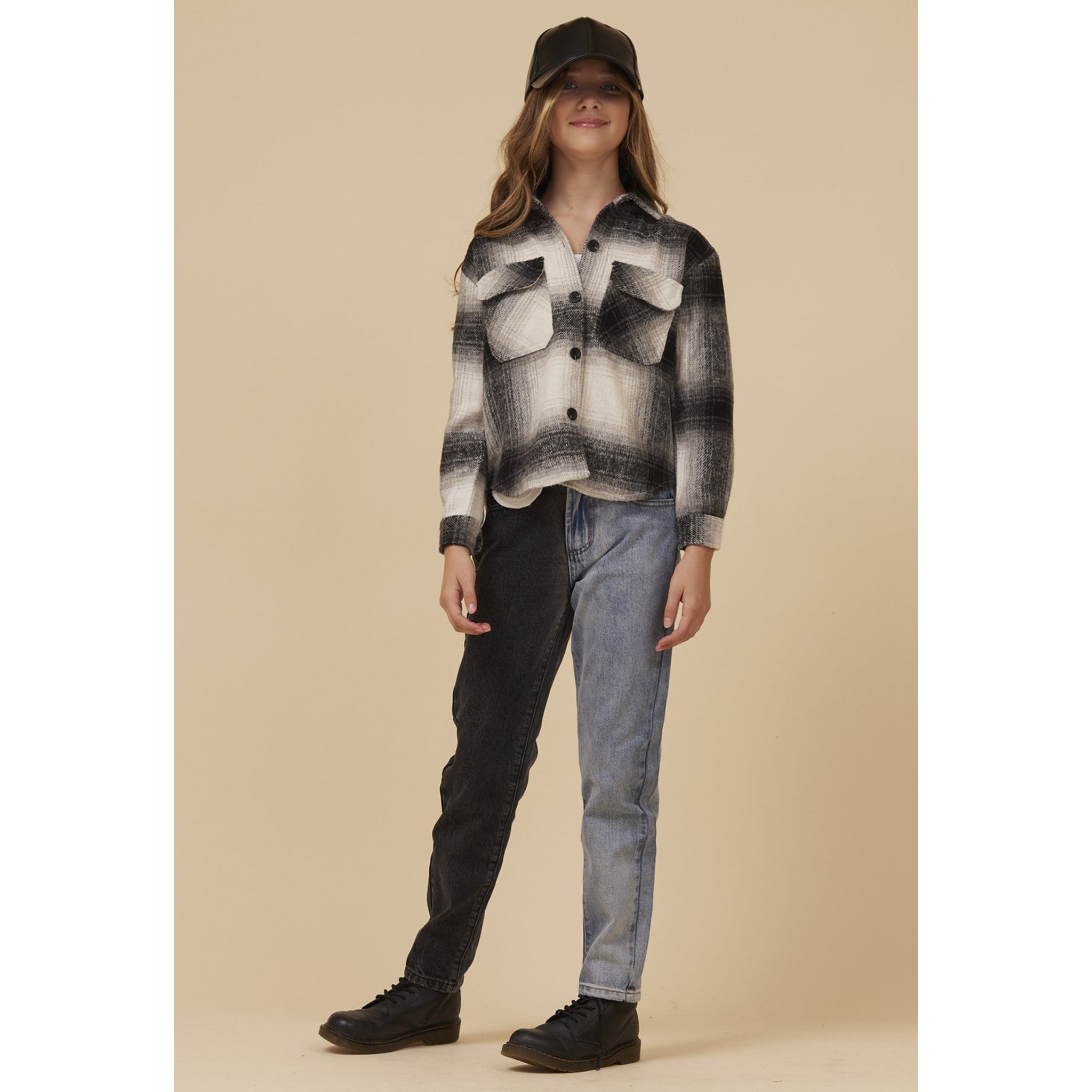 Frost Flannel Shacket - Denny's