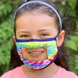 Kids Reversible See Through Smile Mask - Denny's