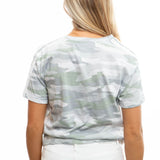 Short Sleeve Tee with White Striping - Denny's