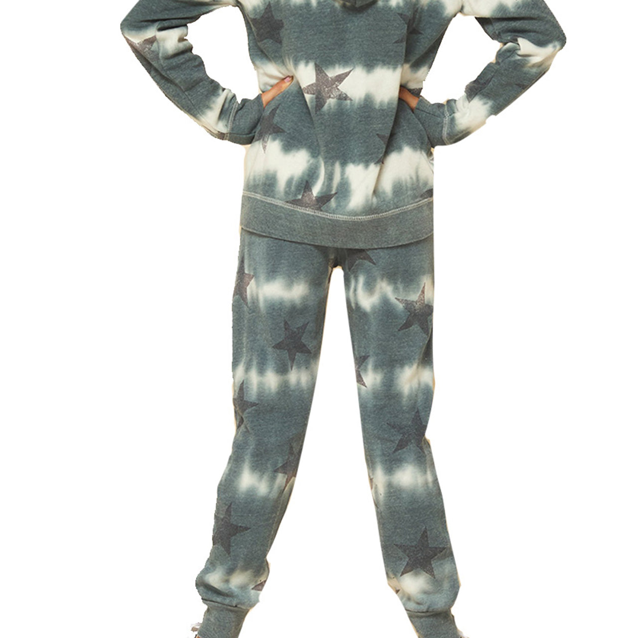 Black Star Tie Dye Jogger - Denny's