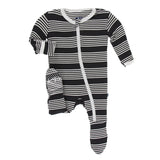 Footie Zebra Stripe - Denny's
