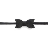 Leather Bow Tie Headband - Denny's