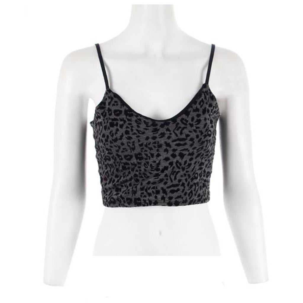 Leopard Crop Tank - Denny's