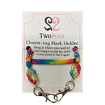 Tie Dye Strap with Rainbow Lip Charms - Denny's