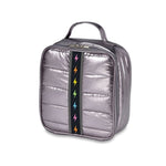 Pewter Puffer with Rainbow Bolt Lunch Bag - Denny's