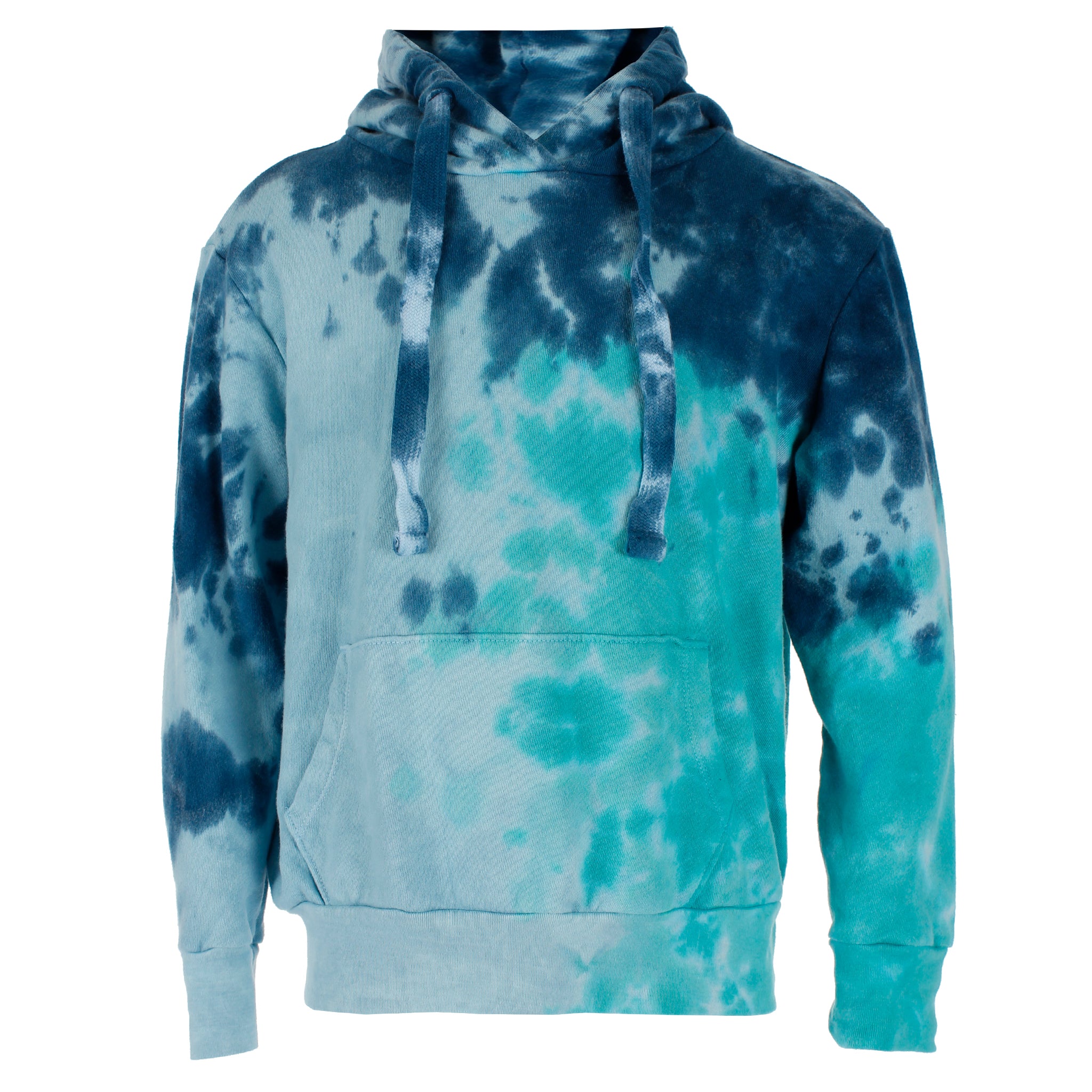 L/S Hoody Nvy, Aqua, Wht - Denny's