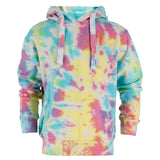 Long Sleeve Hoody Multi Pnk Purp Yell Wht Aqua - Denny's
