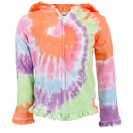 Long Sleeve Zip Hoodie Galaxy Tie Dye - Denny's