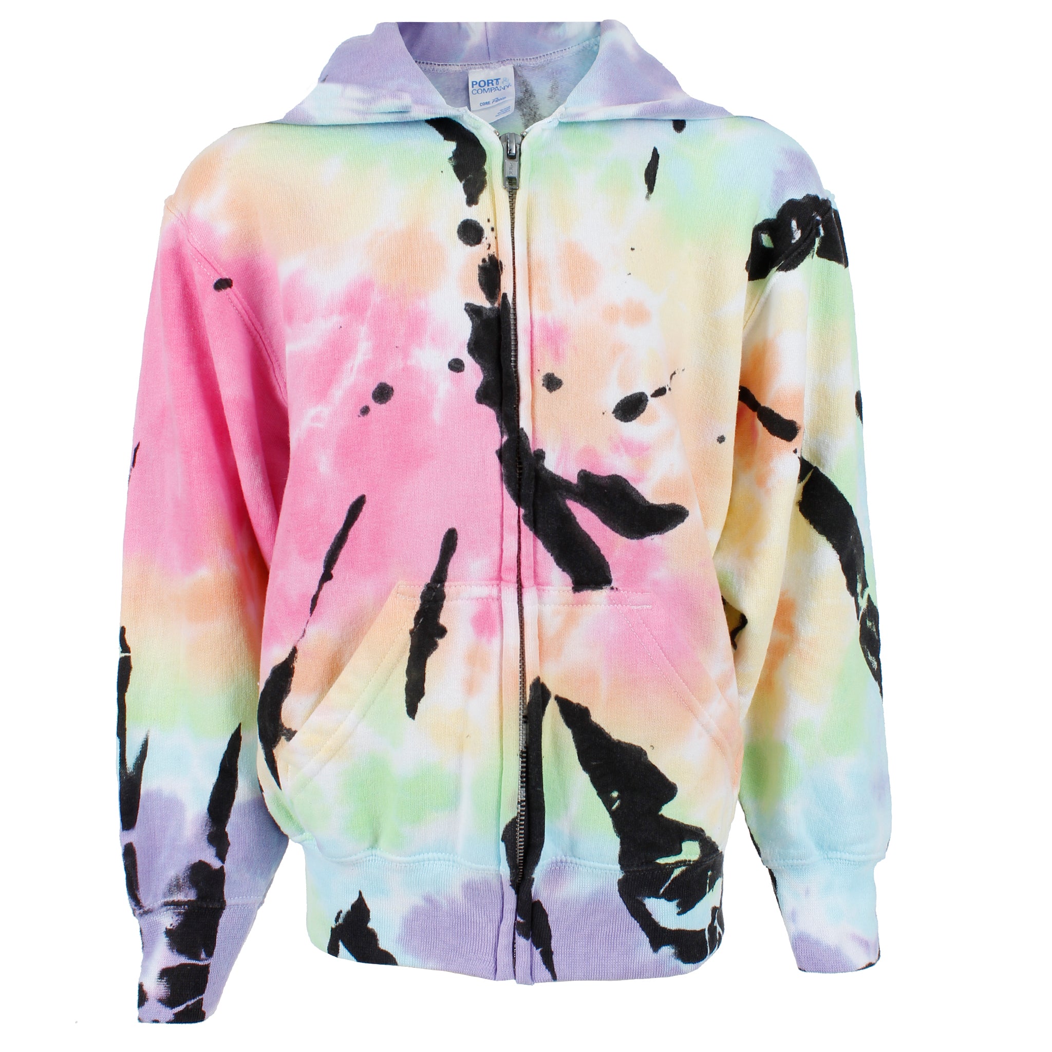 Zip Tie Dye Sweatshirt - Denny's
