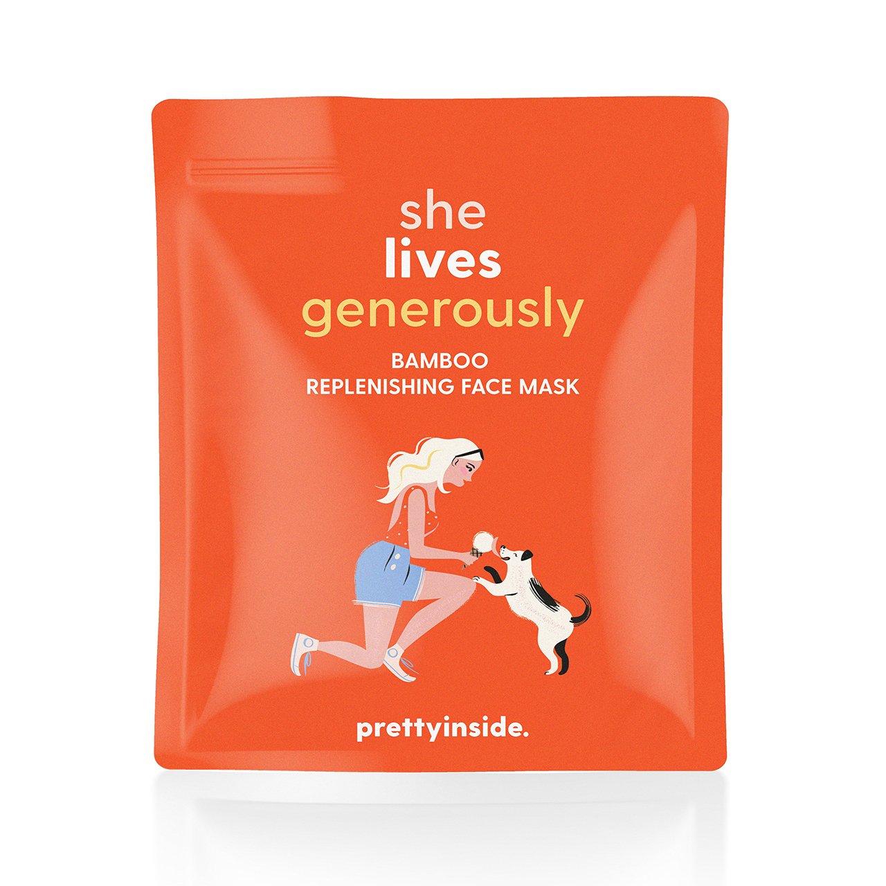 She Lives Generously Face Mask - Denny's
