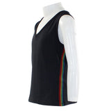 V-Neck Tank with Rainbow Tape On Sides - Denny's