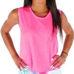 Sleeveless Crop Tank - Denny's