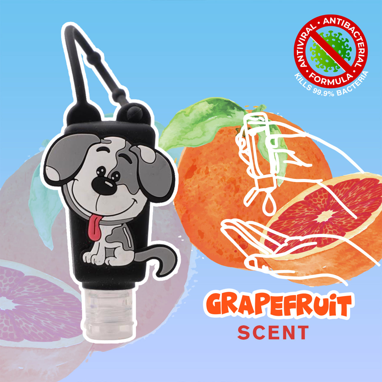 Puppy Power Wash Hand Sanitzer Grapefruit Scent - Denny's