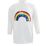 Muscle Tank with Sequin Rainbow - Denny's