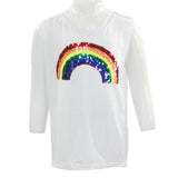 Muscle Tank with Sequin Rainbow - Denny's