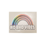 Rainbow No Bad Vibes Stickers - Denny's