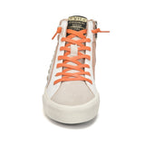 Star Studded Rose Gold High Top Slip On Sneaker with Zipper - Denny's