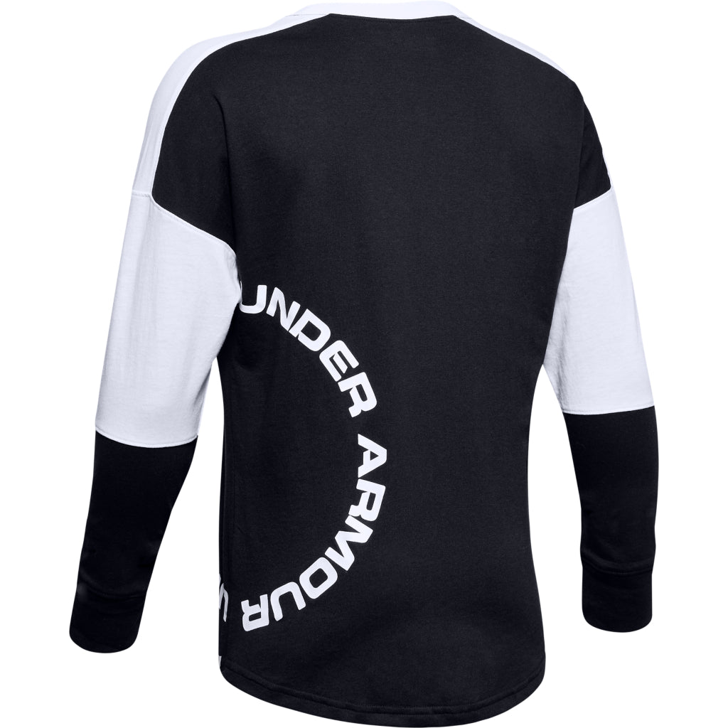 Sports Style Color Block Long Sleeve Crew - Denny's
