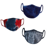 3 Pack Tie Dye 7-14 Mask - Denny's