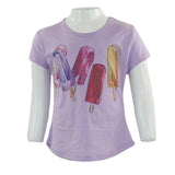 Short Sleeve Tee with Sparkle Pops - Denny's