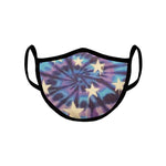 Kids Tie Dye Spiral Stars Mask - Denny's